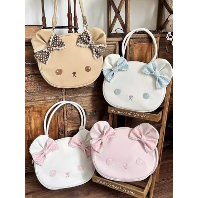 Sheep Puff Little Bear Big Head Bag(Reservation/4 Colours/Full Payment Without Shipping)